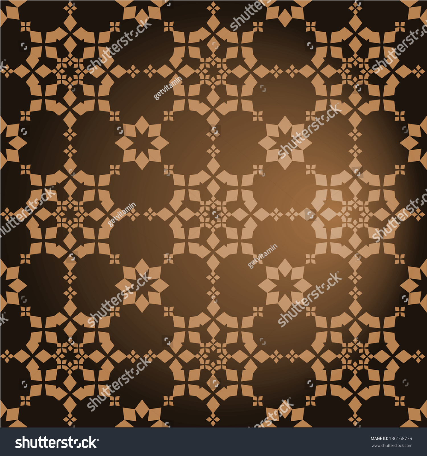 Seamless vintage wallpaper template Seamless vintage wallpaper template