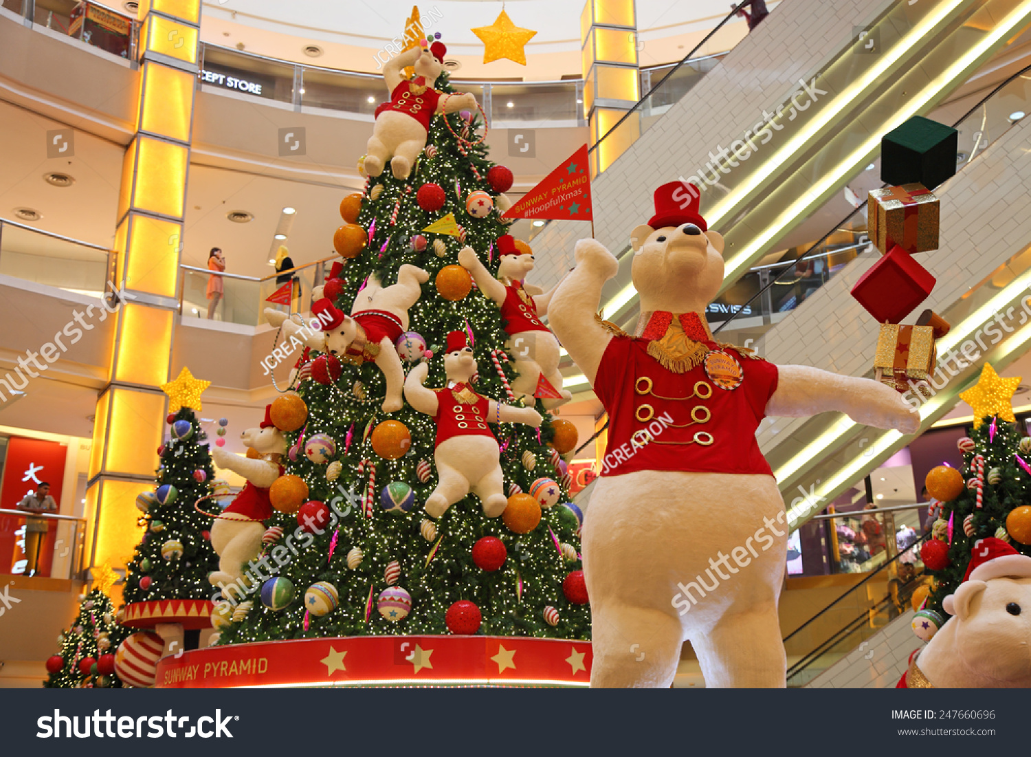 Selangor Malaysia December 17 Beautiful Christmas Stock Photo 247660696