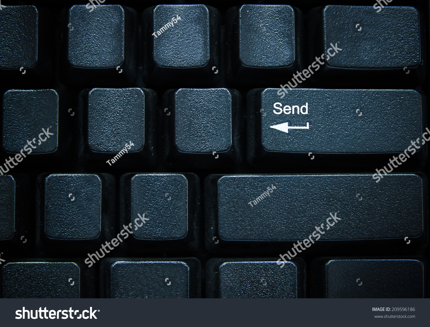 send button on keyboard