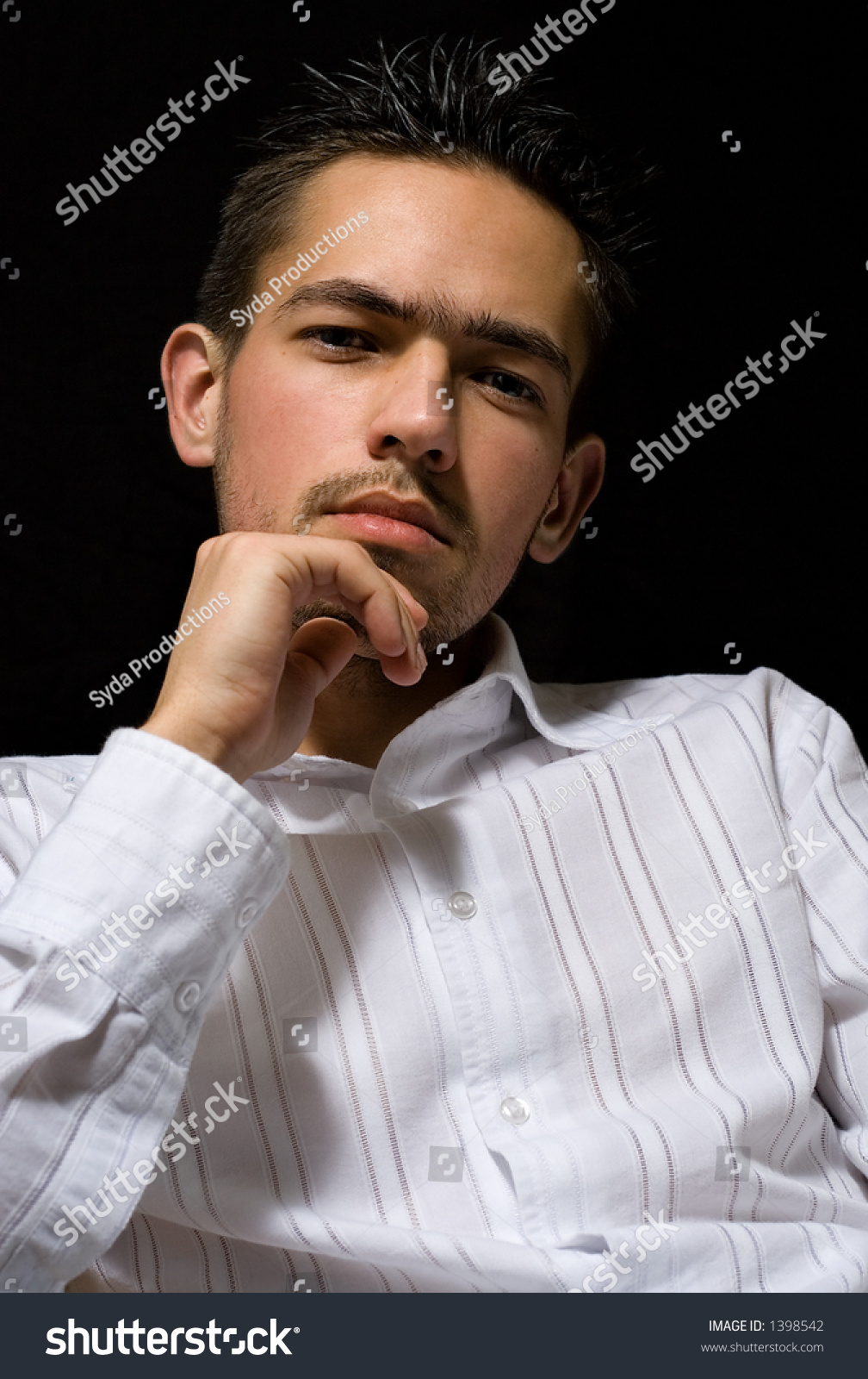 Serious Male Portrait Stock Photo 1398542 : Shutterstock