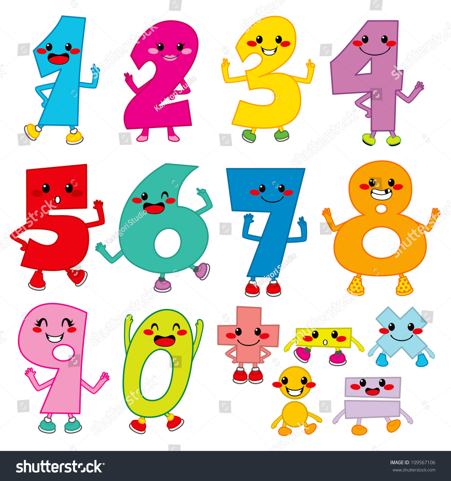 free funny numbers clipart - photo #8