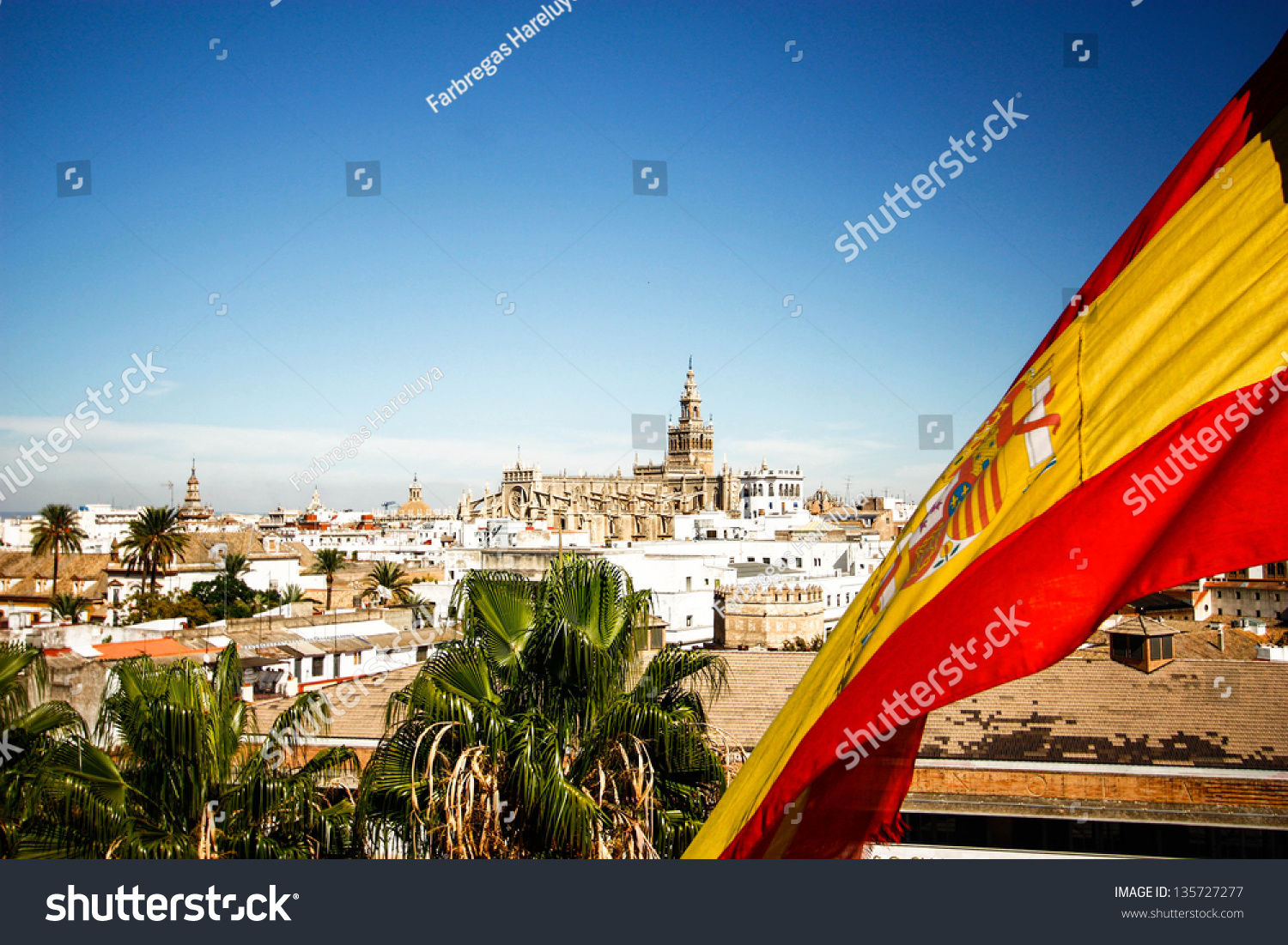 Seville Cathedral Spain Flag Sevilla Spain Stock Photo 135727277 - Shutterstock1500 x 1101