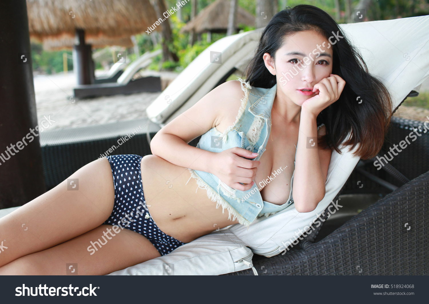 性感的亚洲女孩女人库存照片518924068 Shutterstock