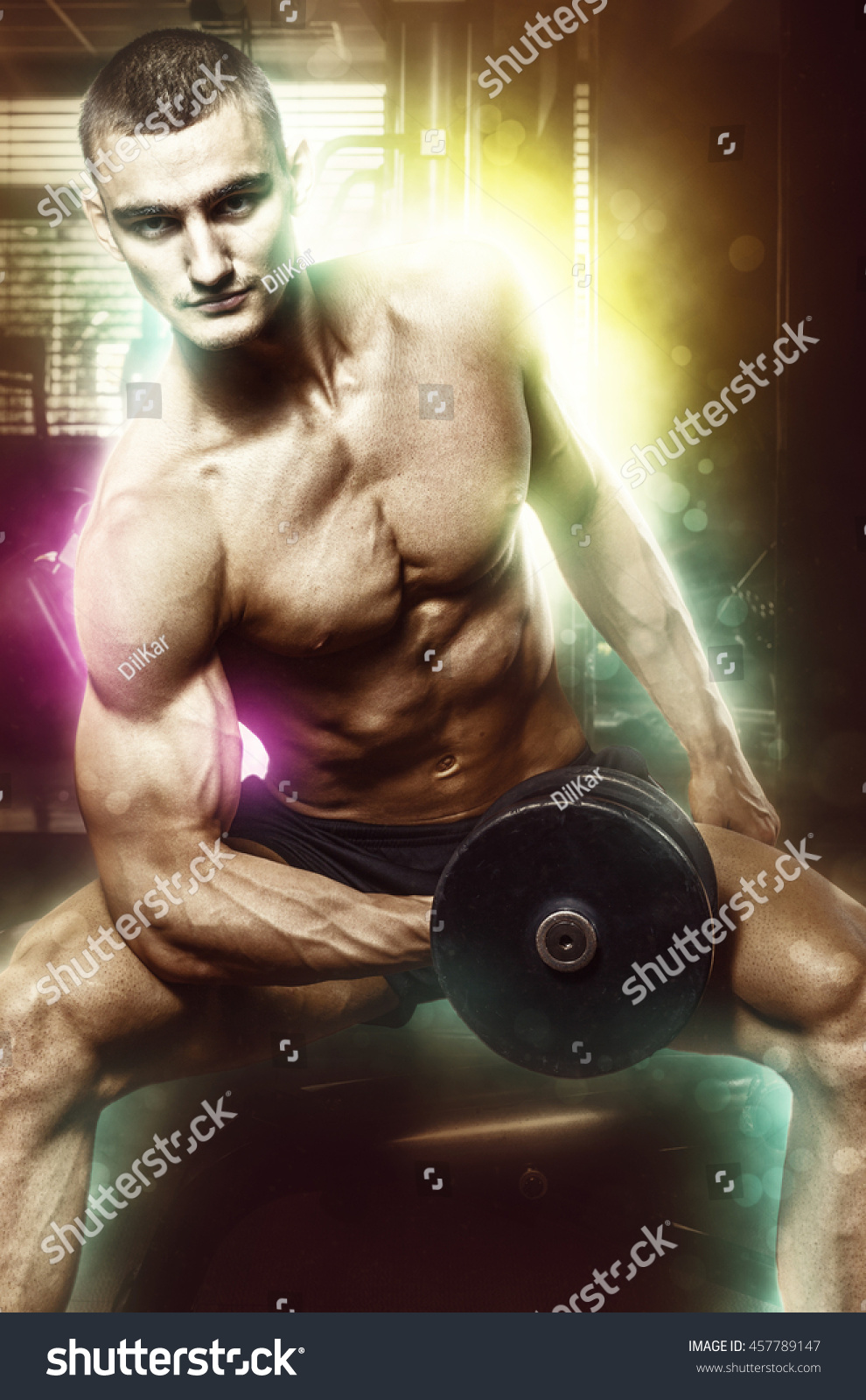 Sexy Athletic Man Posing Stock Photo Shutterstock