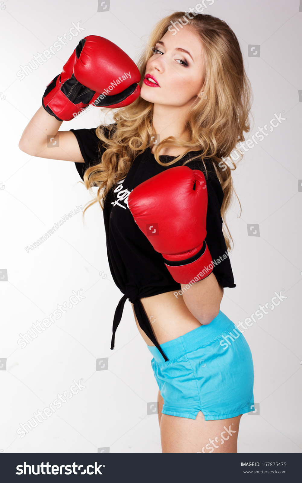 Sexy Boxing Woman Stock Photo Shutterstock