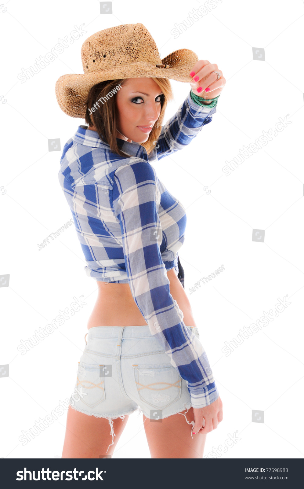 Sexy Cowgirl Stock Photo Shutterstock