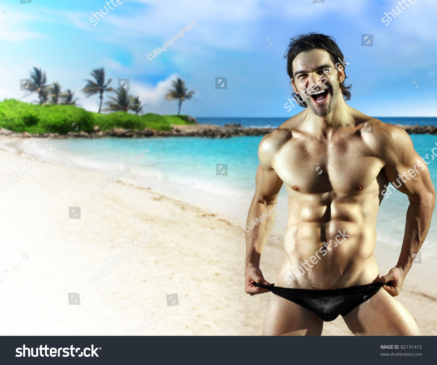 Male fitness model — Stock Photo © curaphotography #41489827