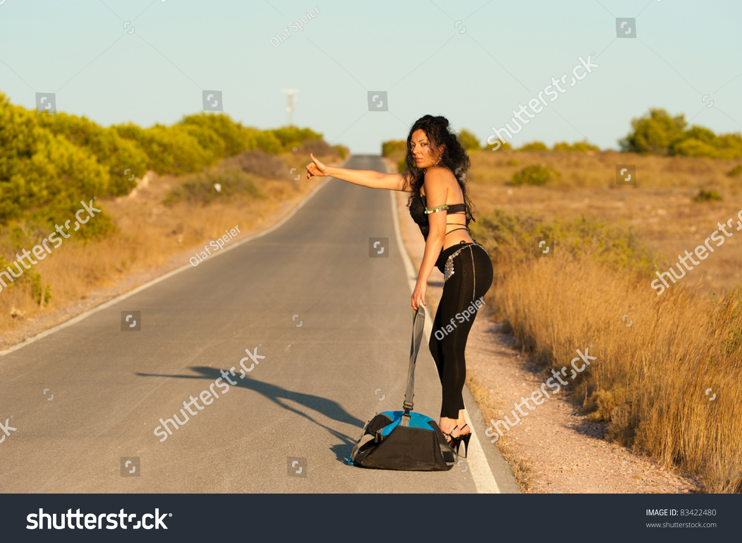 kurama cute and sexy hitchhiker sexy