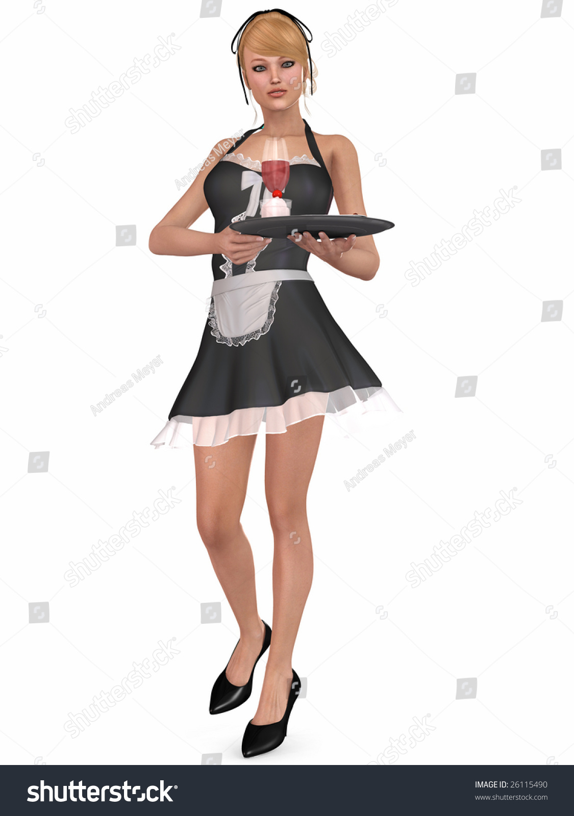 Sexy Housemaid Stock Photo 26115490 Shutterstock