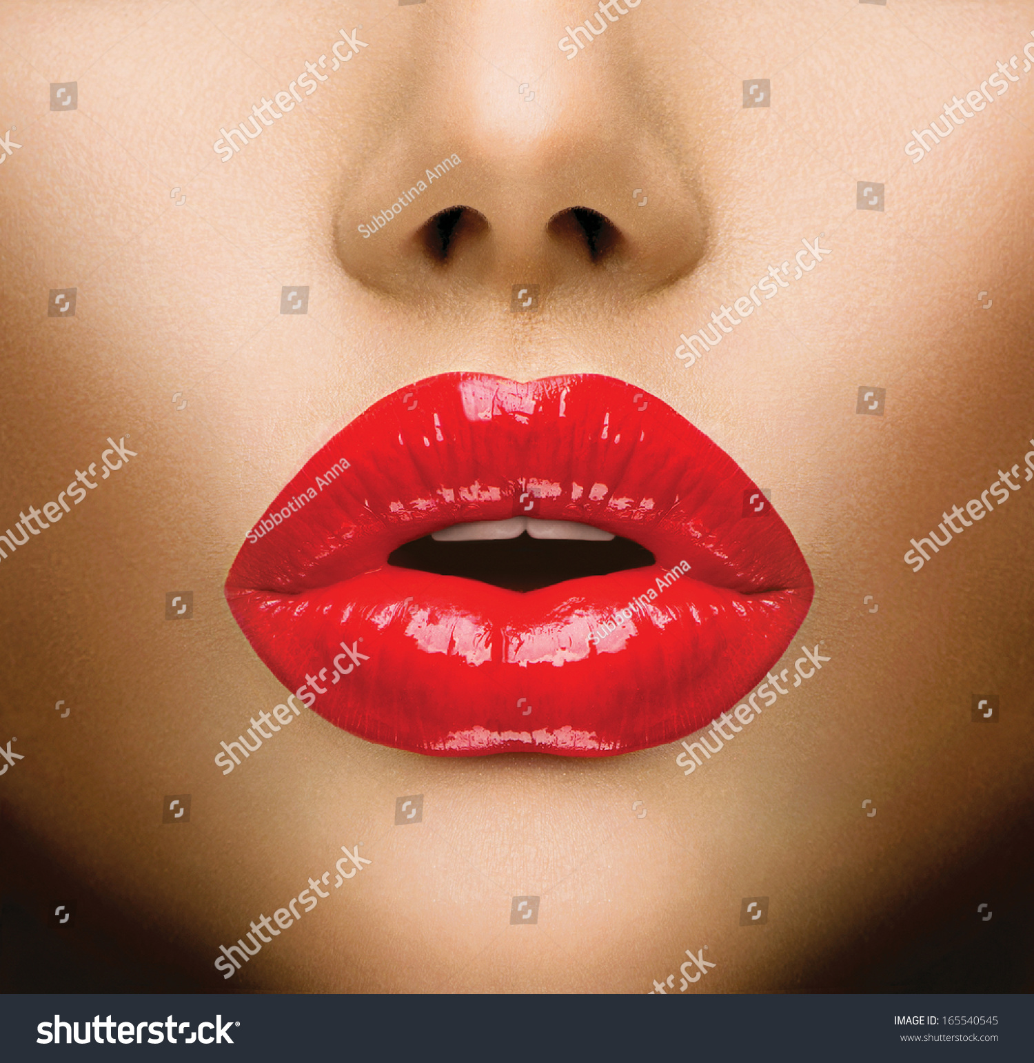 Sexy Lips Beauty Red Lip Makeup Detail Beautiful Make Up 10640 | Hot Sex  Picture