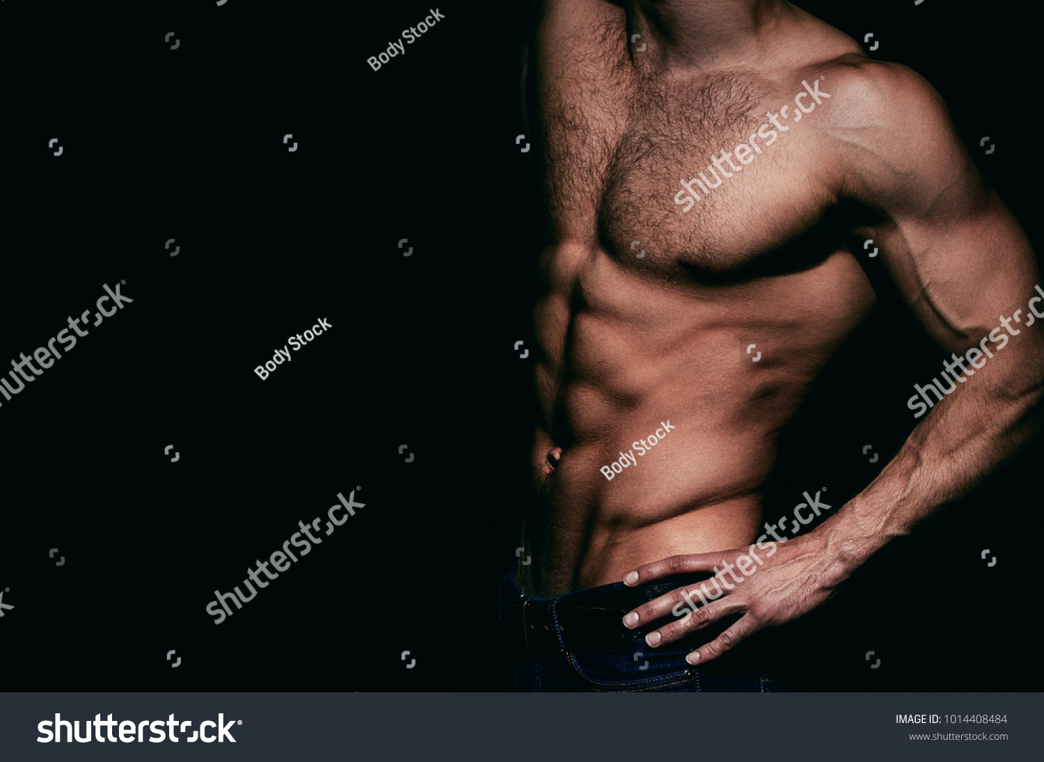 Sexy Man Naked Body Nude Male Stock Foto 1014408484 Shutterstock