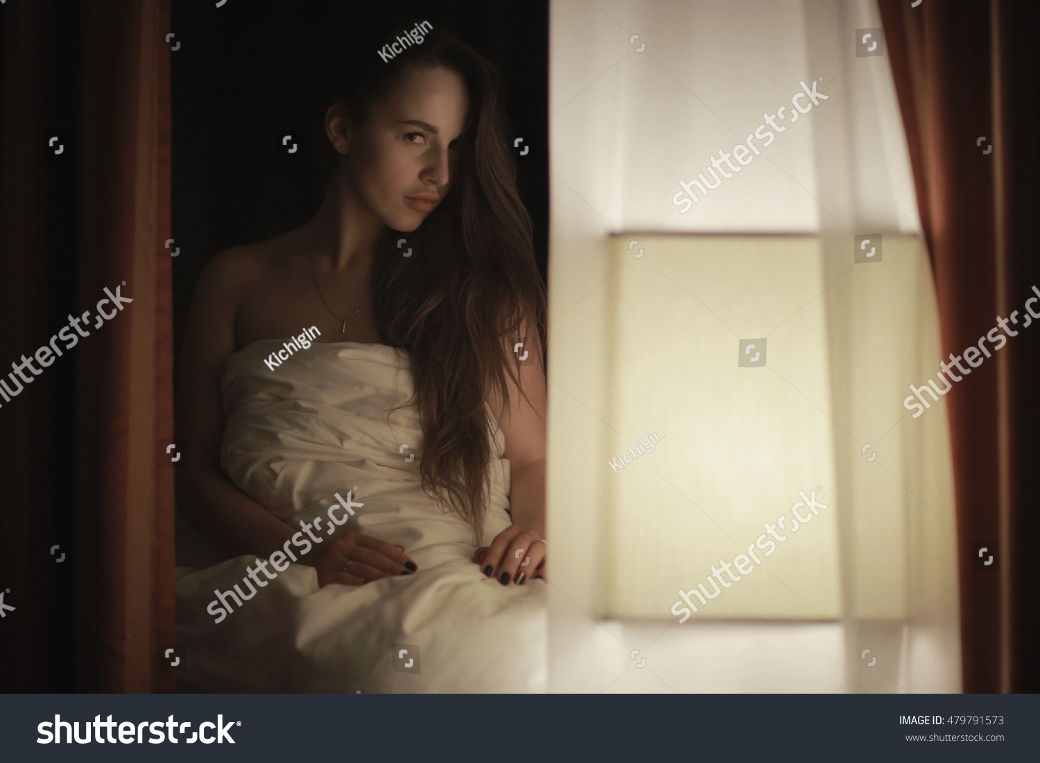 Sexy Nude Woman On Window Shutterstock