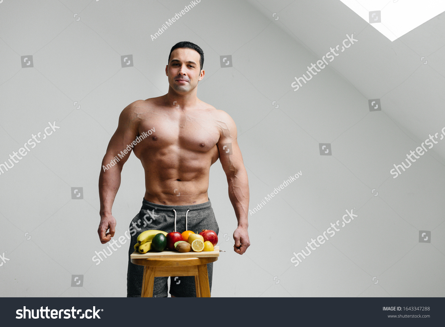 Sexy Vegan Guy Naked Torso Posing Stock Photo Shutterstock