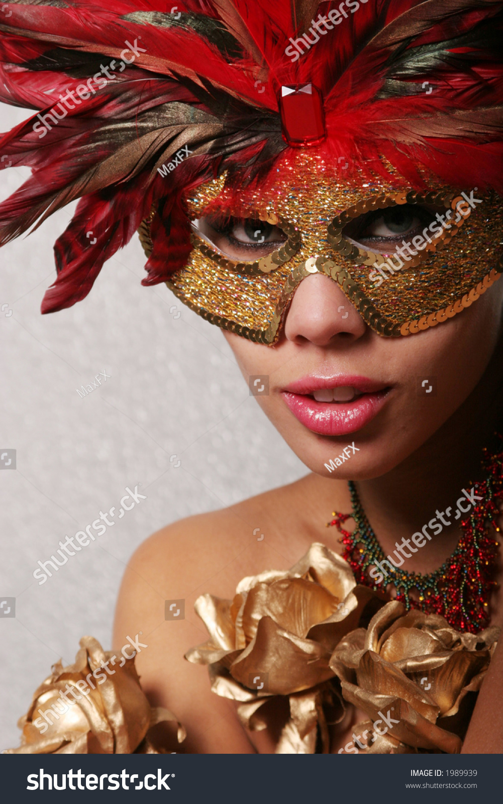 Sexy Woman In Mask Stock Photo 1989939 : Shutterstock