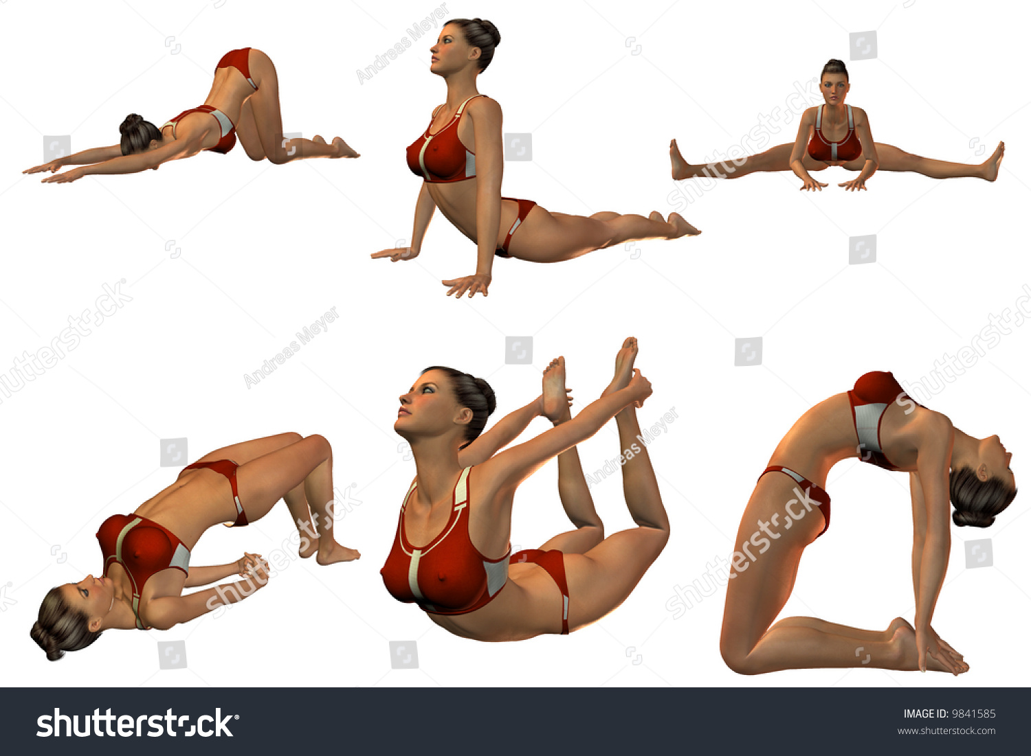 Yoga poses in Poses Photo Stock yoga 9841585  Shutterstock japanese Sexy :