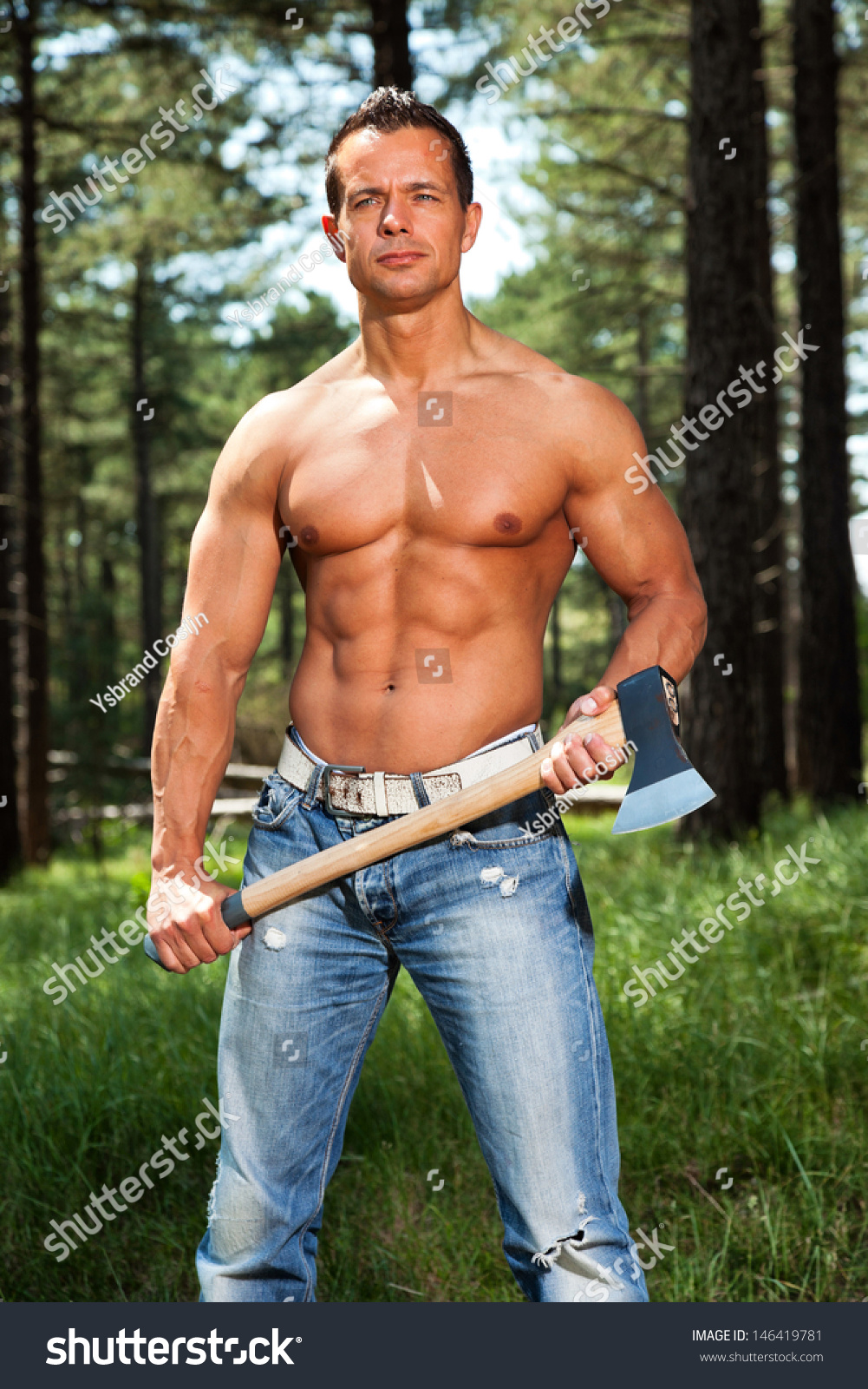 sexy naked lumberjack man lady gaga dick