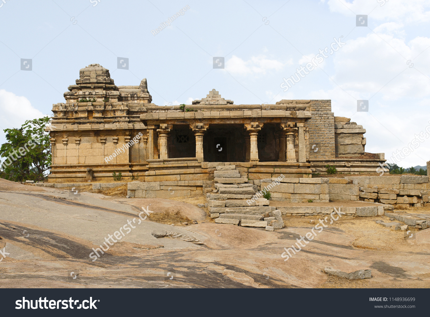 Shiva Temple Hemakuta Hill Hampi Karnataka Stock Photo 1148936699