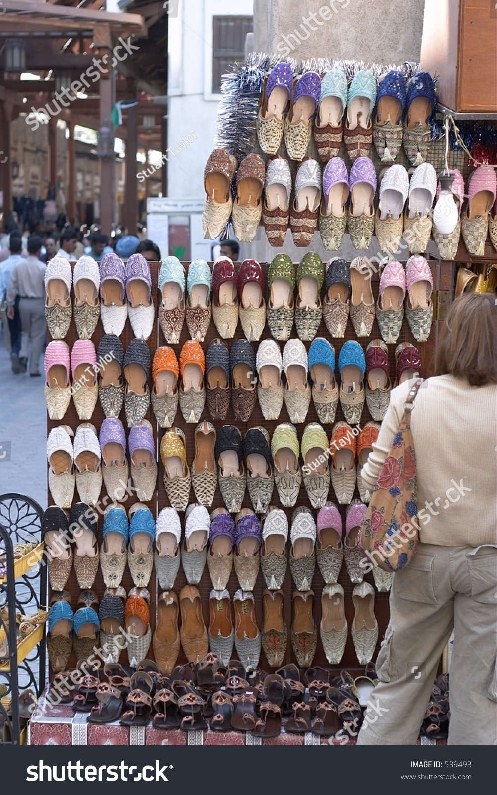 Shoes For Sale At Dubai Creek, Dubai, Uae Stock Photo 539493 Shutterstock