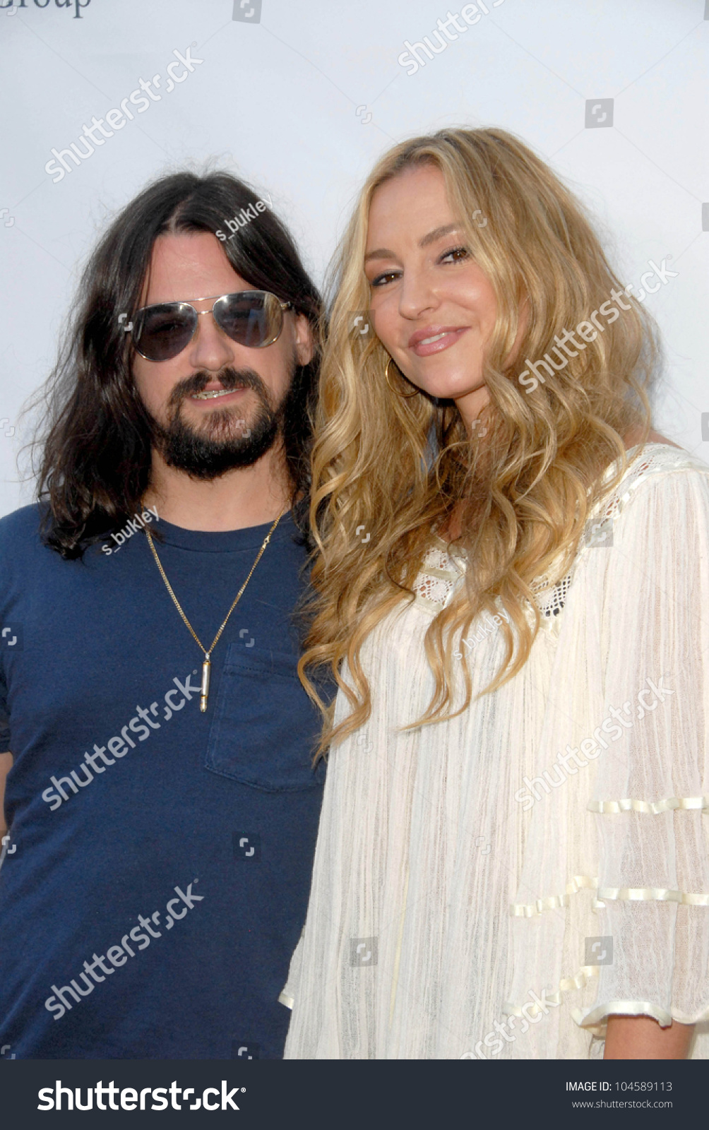 Shooter Jennings And Drea De Matteo At The 2009 Disney-abc Television 