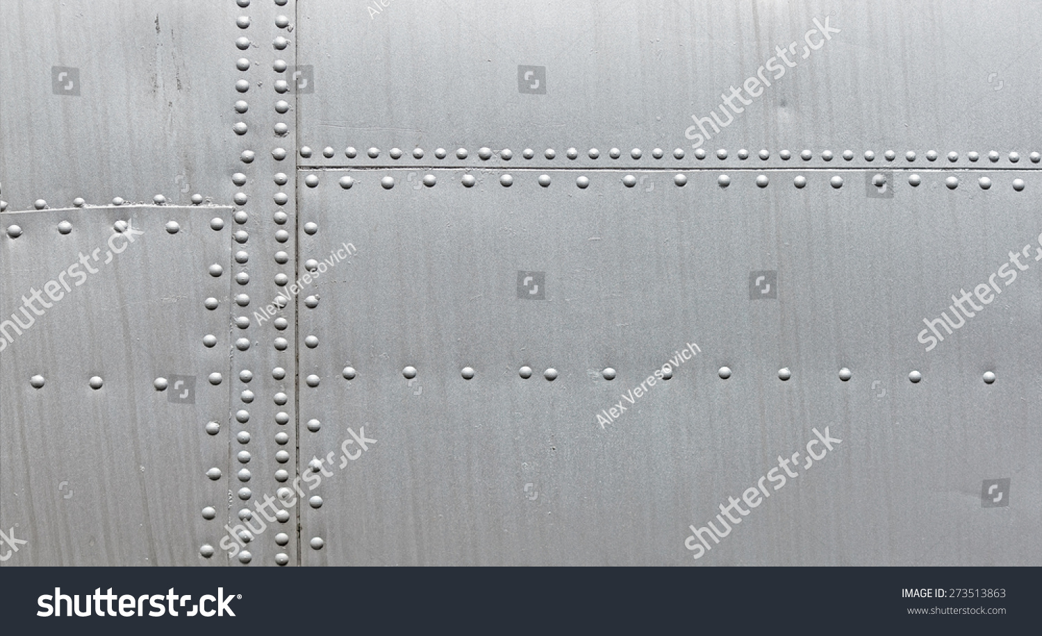 Silver Metal Texture Rivets Abstract Weathered Stock Photo 273513863 