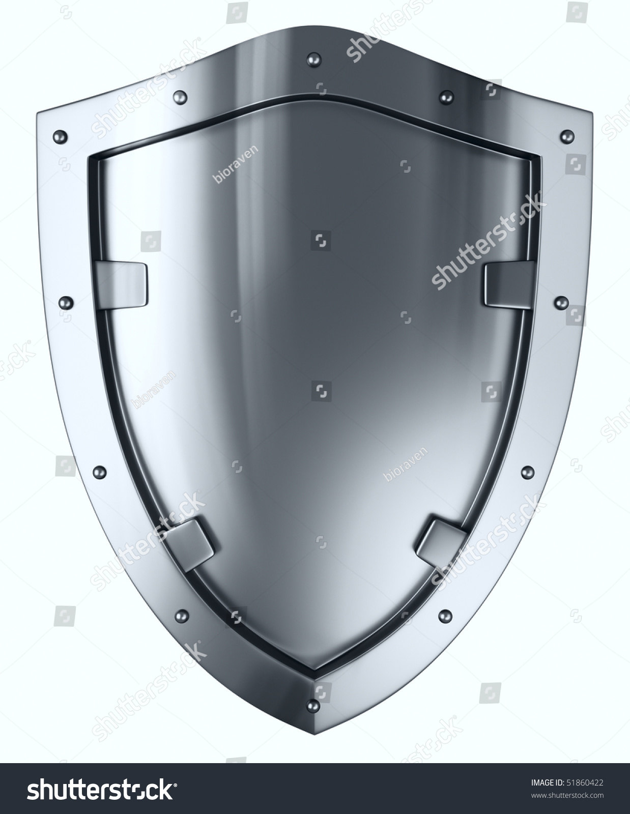 Silver Shield Stock Illustration 51860422 - Shutterstock