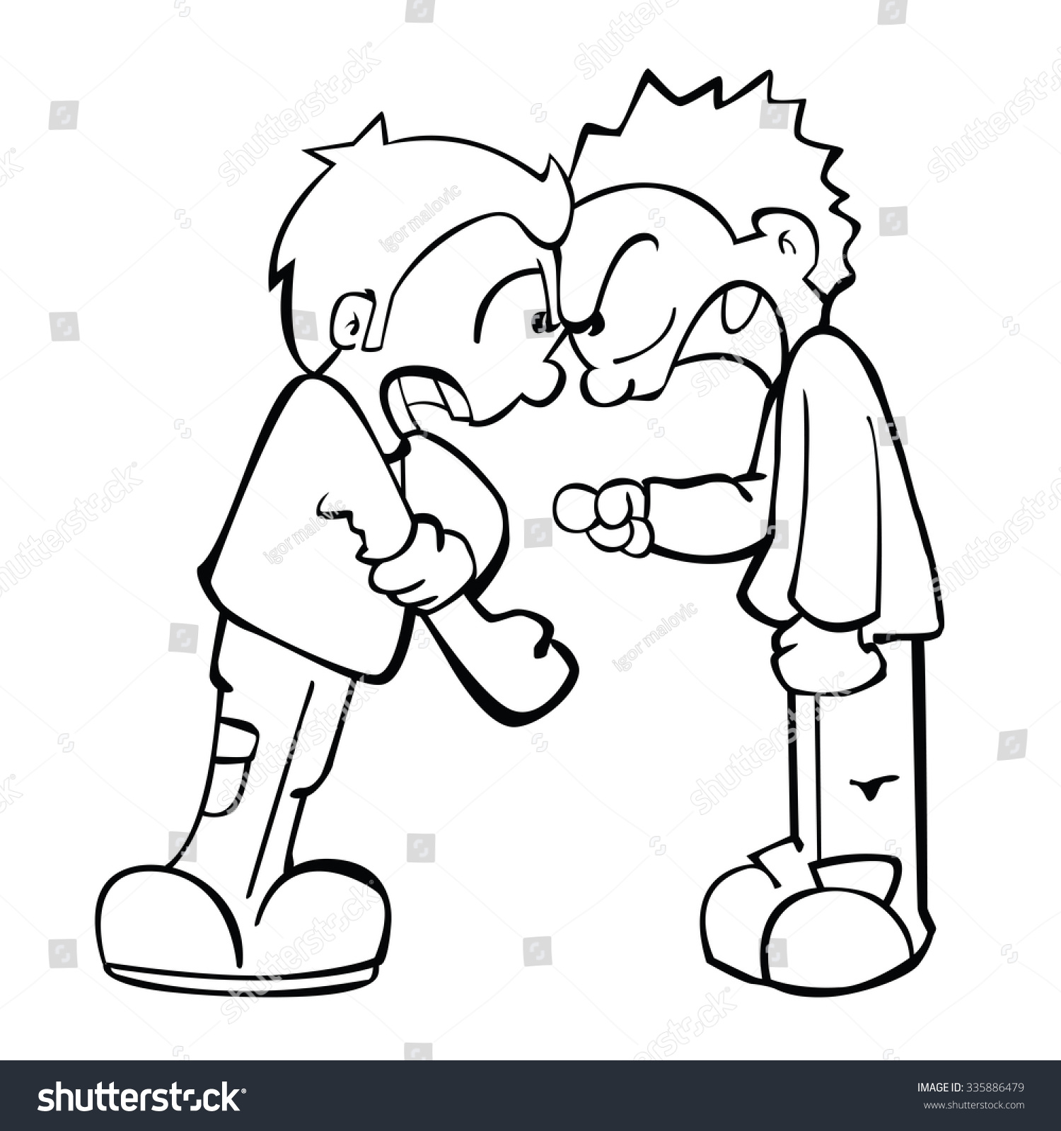 boy and girl fighting clipart - photo #34