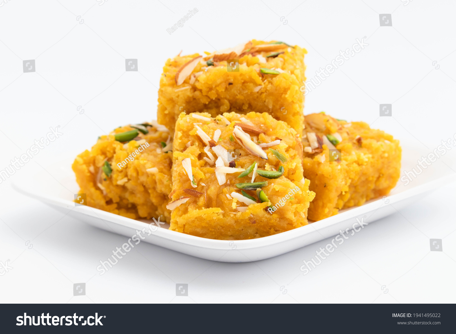 Sindhi Indian Mithai Sev Badam Halwa Stock Photo 1941495022 Shutterstock