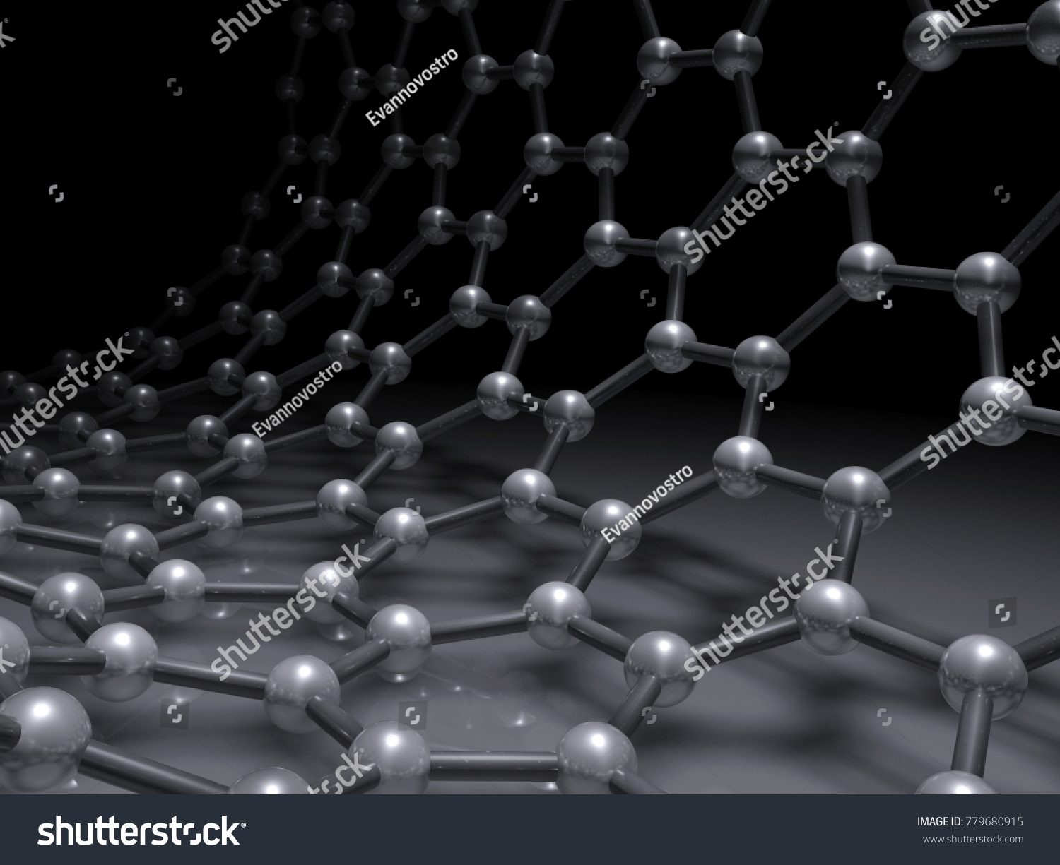 Singlewalled Zigzag Carbon Nanotubes Structure Scheme