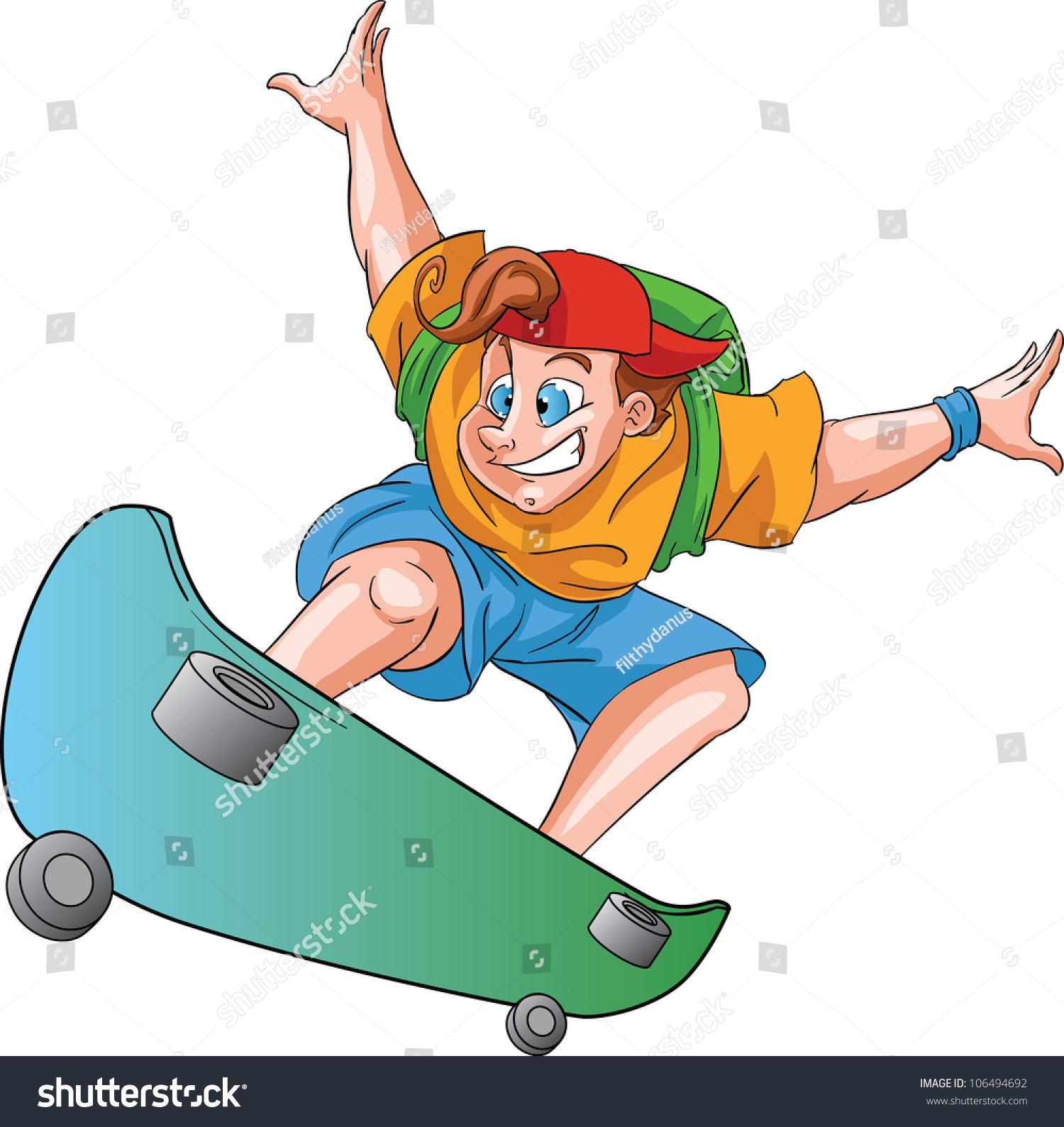 Skater Boy Stock Photo 106494692 : Shutterstock