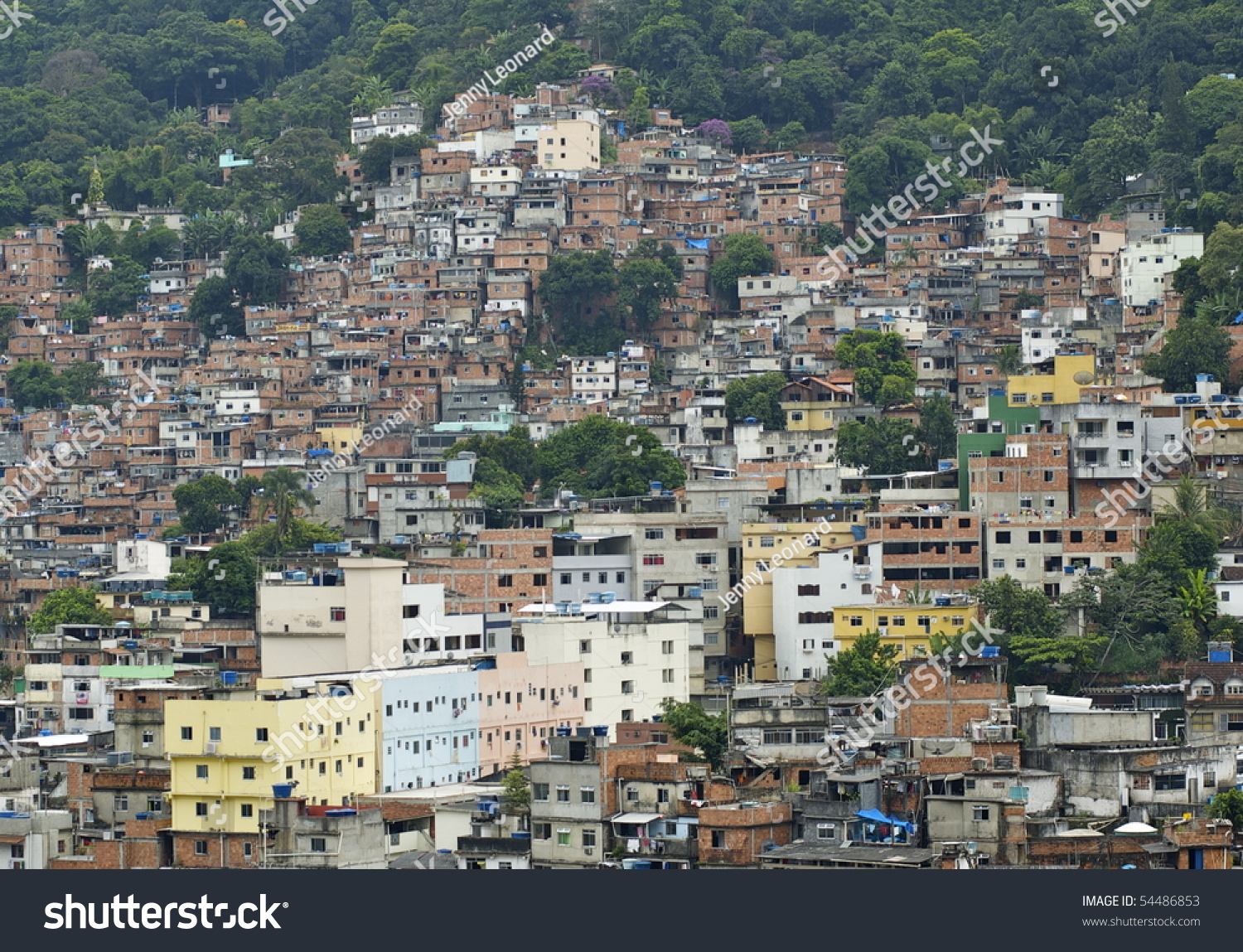 Slums Of Brazil Stock Photo 54486853 : Shutterstock