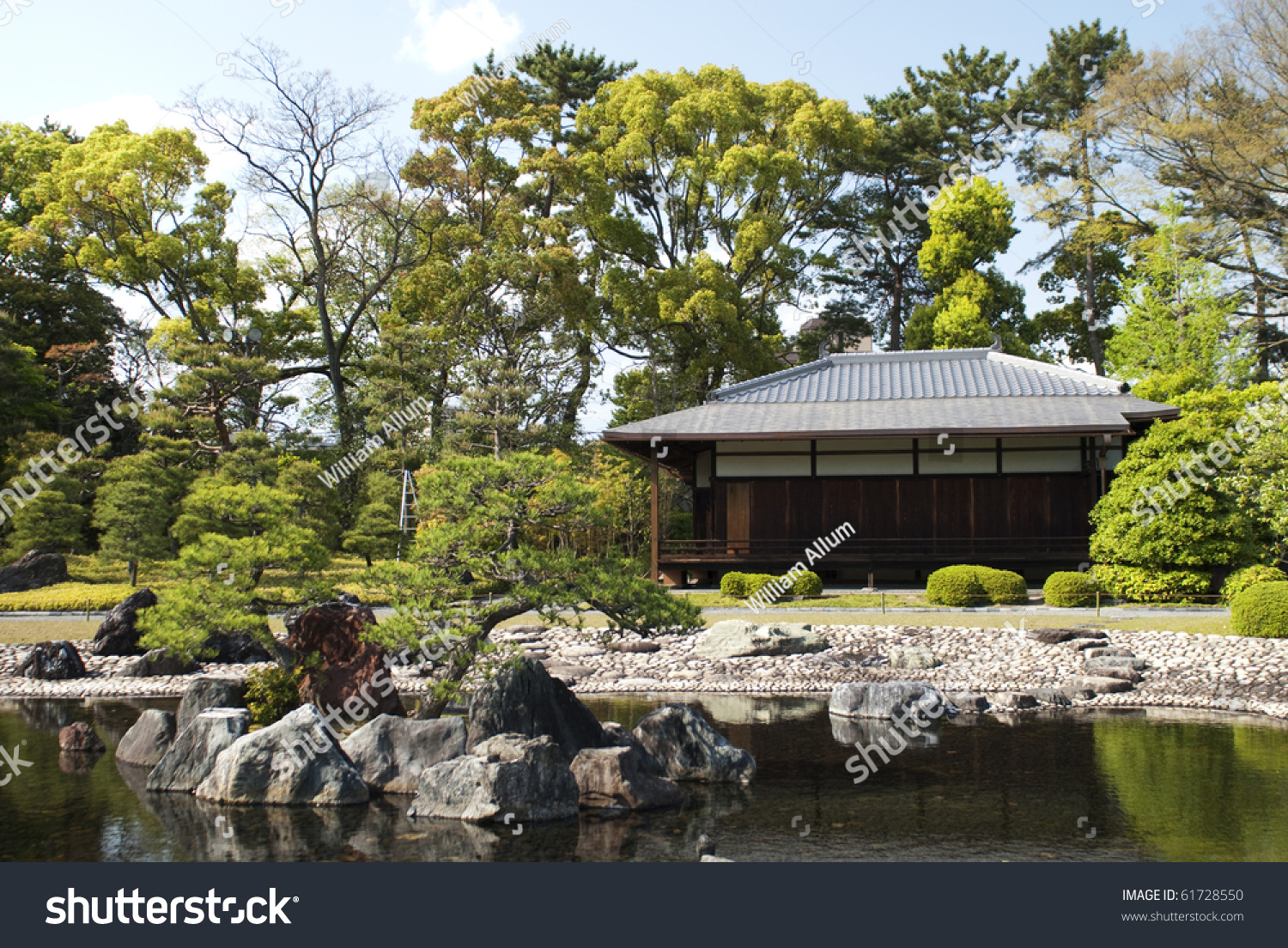 Small traditional japanese building at nijojo kyoto preview save to a lightbox