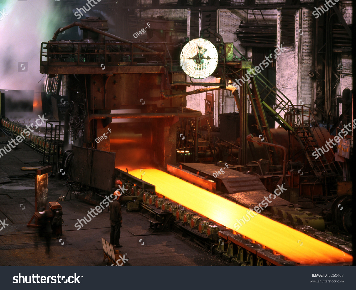 Smelting Oven In Heavy Industry Factory Smelting Steels In Heavy Industry Factory Production Of