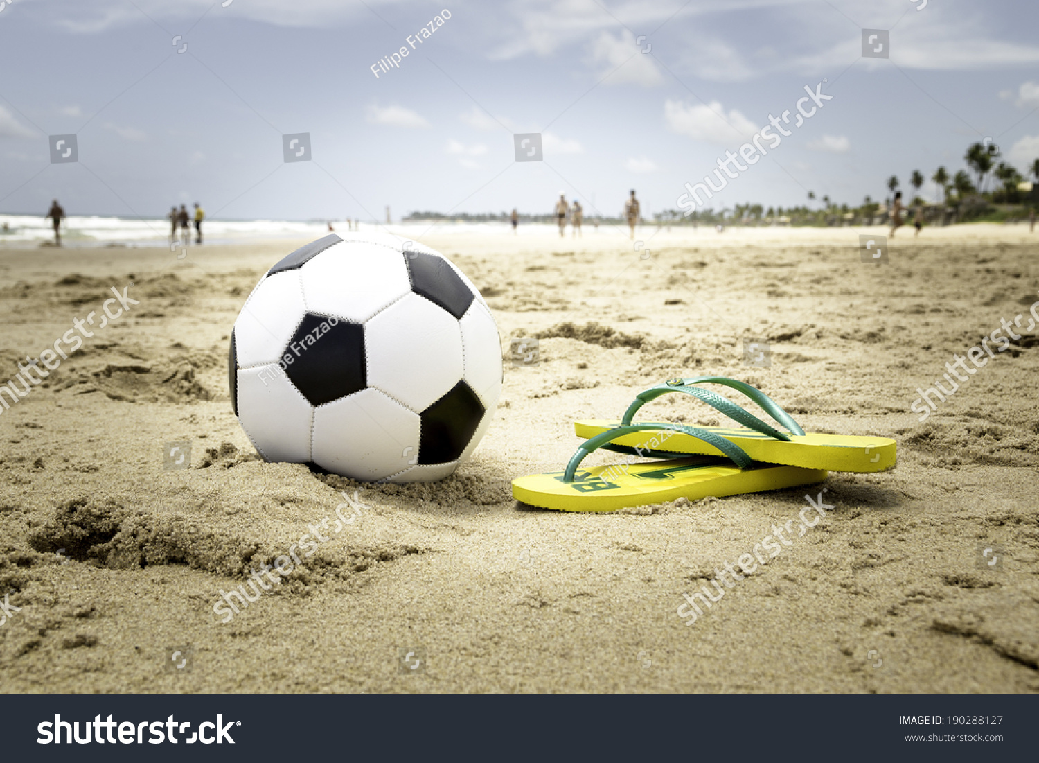 soccer ball beach ball