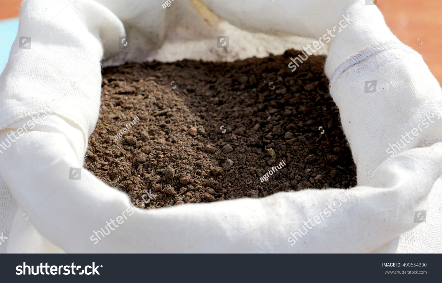 Soil Humus In A Bag For Sale Stock