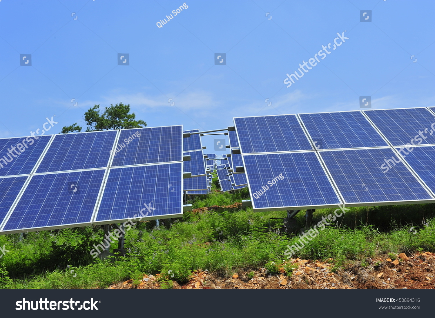 Solar Power Equipment Stock Photo 450894316 : Shutterstock