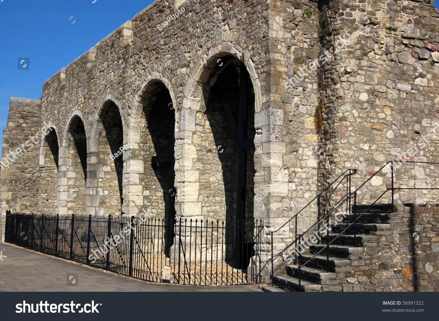 Southampton City Wall The Arcade Arches In Southampton'S Medieval Walls ...