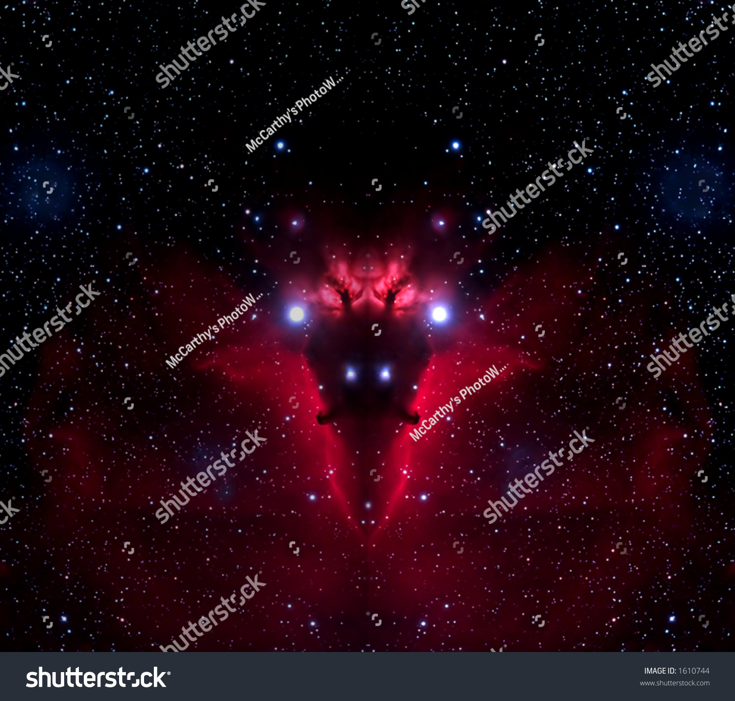 Space Demon Stock Photo 1610744 Shutterstock