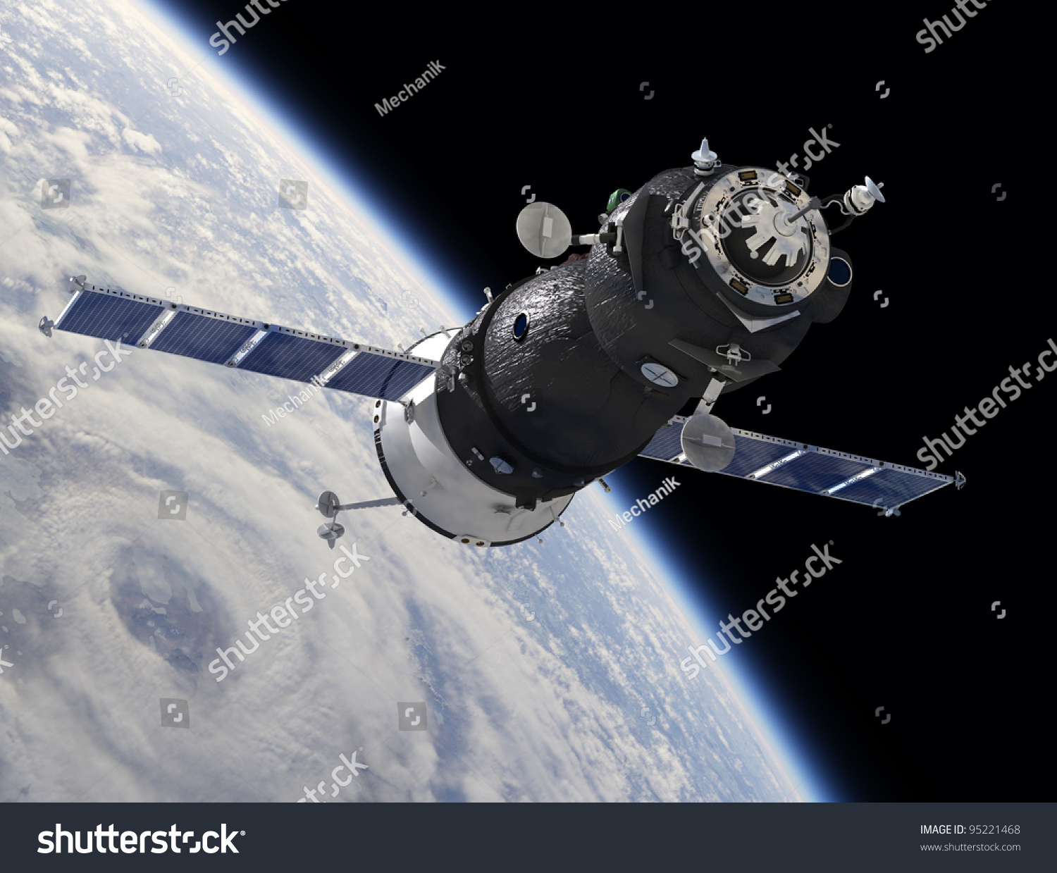 Spaceship Earth Orbit Stock Illustration 95221468 - Shutterstock