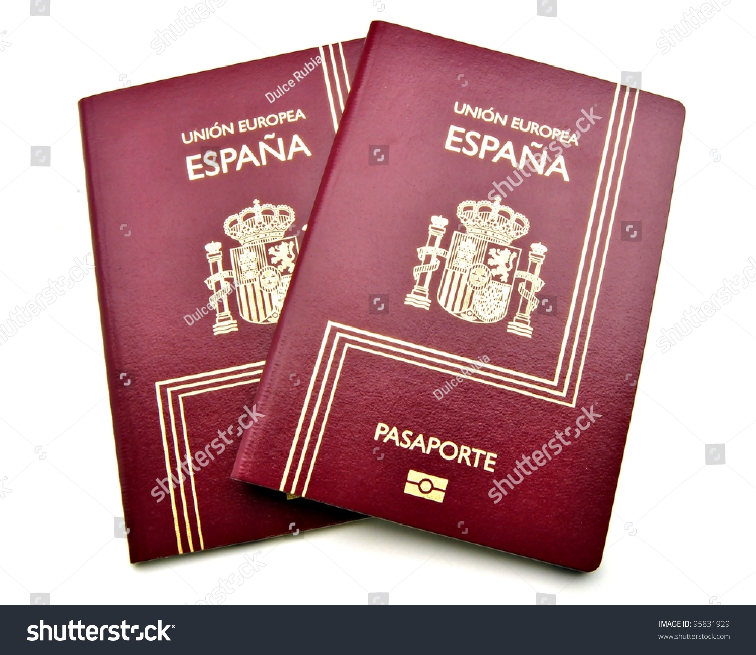 Spanish Passport Stock Photo 95831929 : Shutterstock