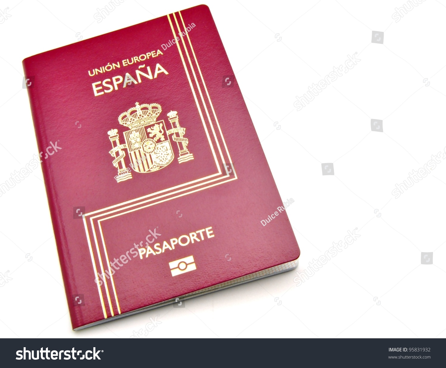 Spanish Passport Stock Photo 95831932 : Shutterstock