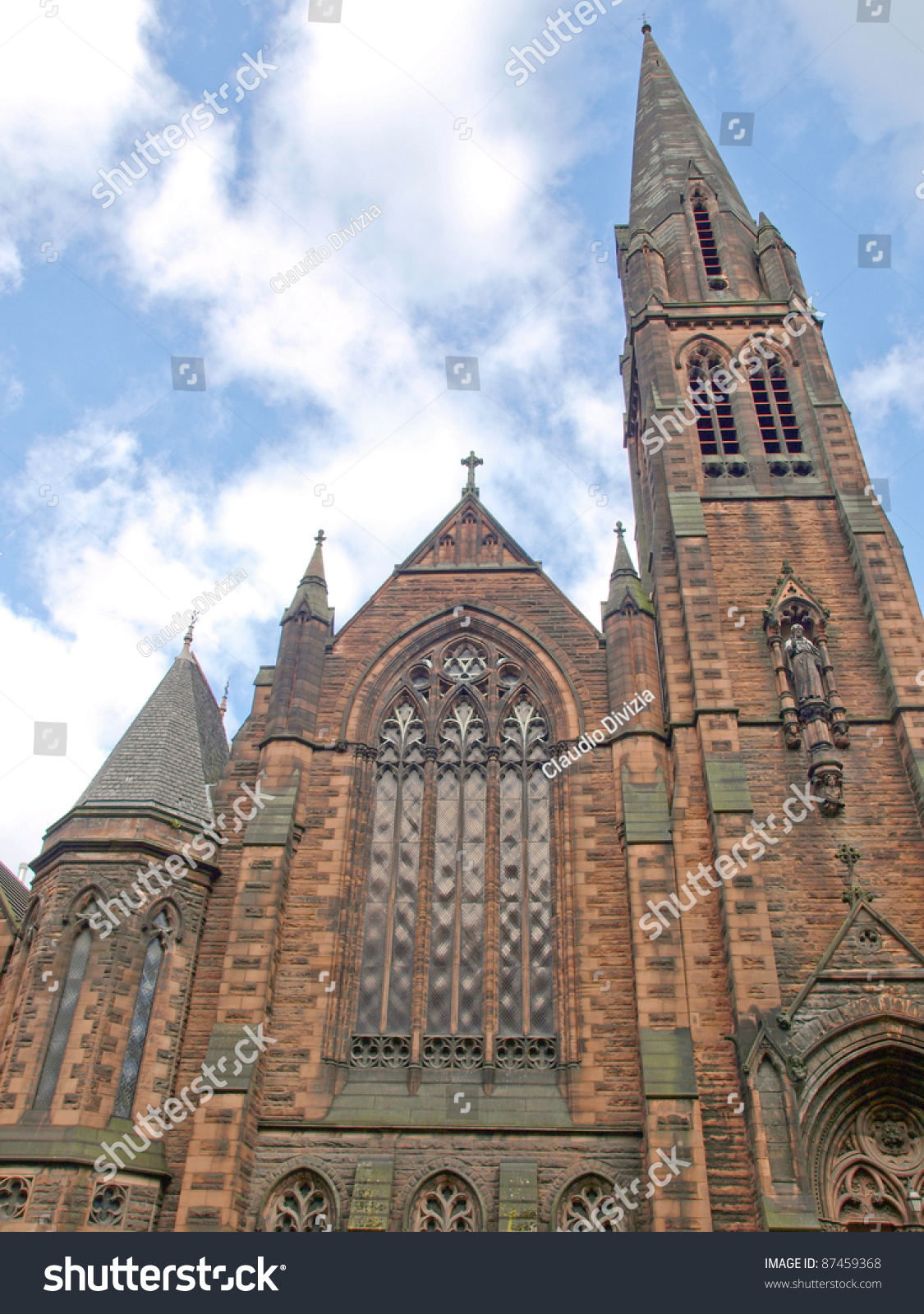 St Columba Church Of Scotland Highland Cathedral Glasgow Uk Stock