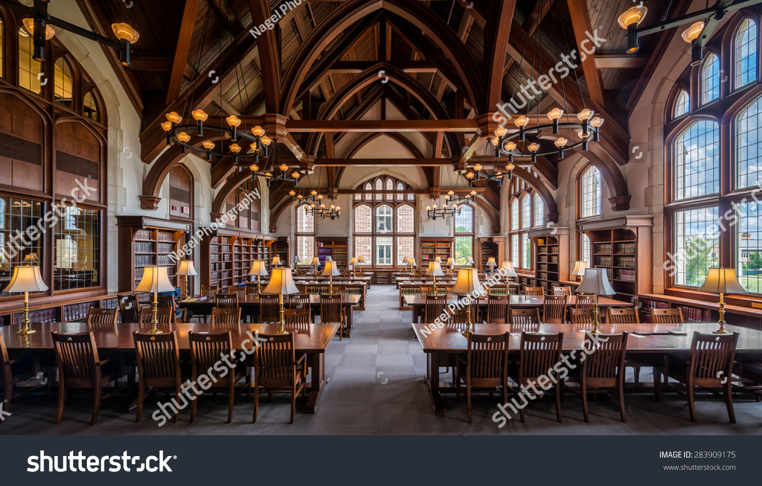 St. Louis, Missouri - May 28: Law Library On The Campus Of Washington University On May 28, 2015 ...