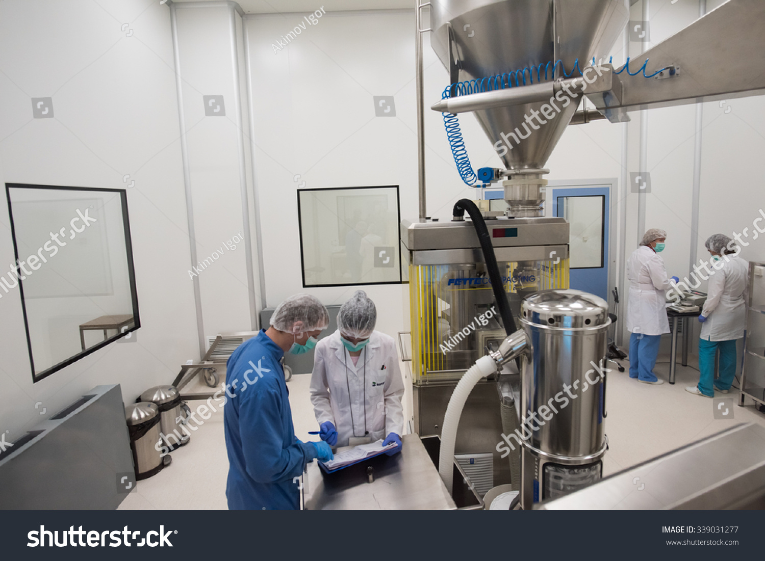 St Petersburg Russia August 26 2015 Pharmaceutical Company Vertex manufactures generic and proprietary pharmaceuticals and cosmetics St Petersburg Russia August 26 2015 Pharmaceutical Company Vertex manufactures generic and proprietary pharmaceuticals and cosmetics