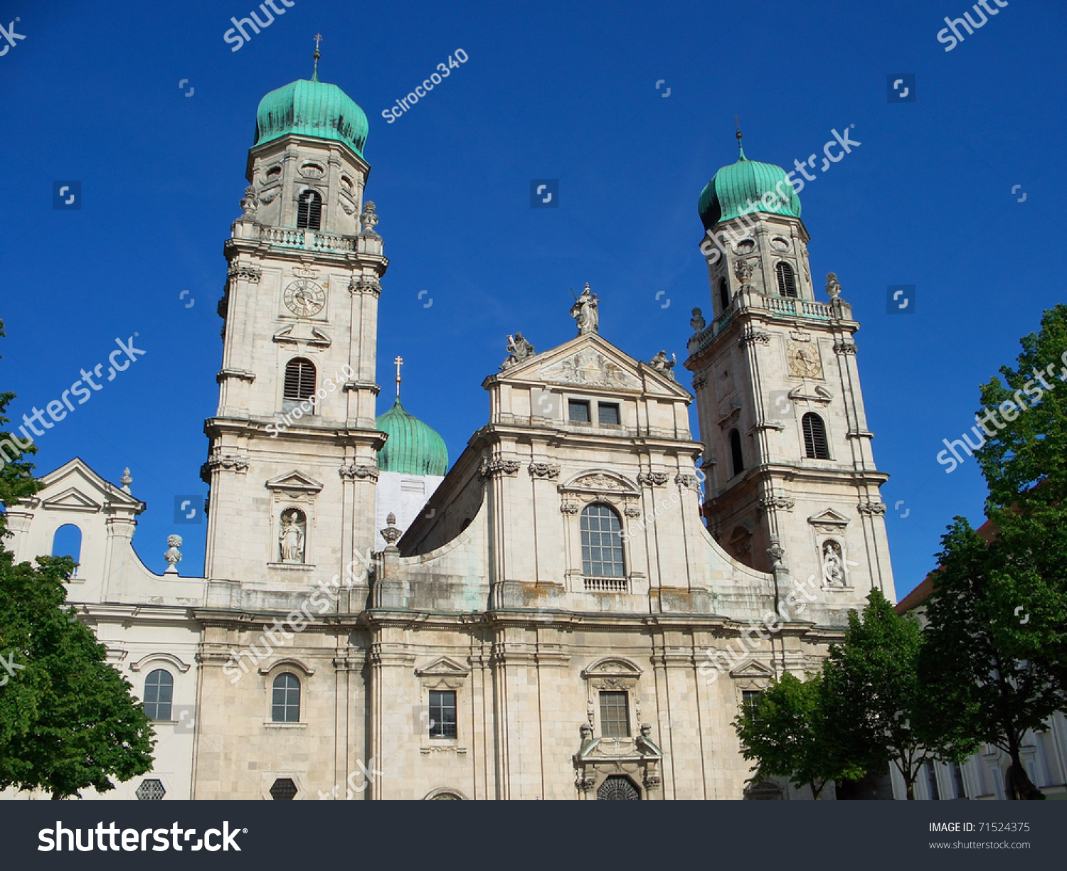 St. Stephen'S Cathedral - Passau, Germany Stock Photo 71524375 ...