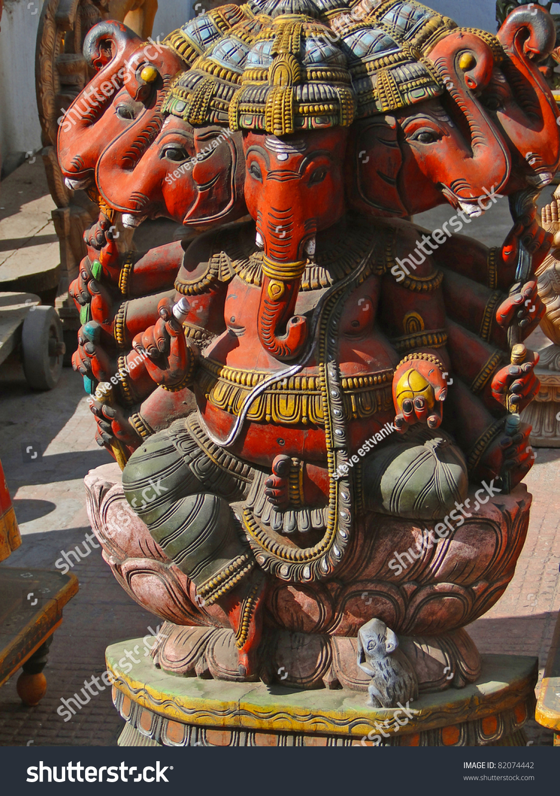 Statue Hindu God Ganesh Udaipur Marketplace Stock Photo Edit Now 82074442