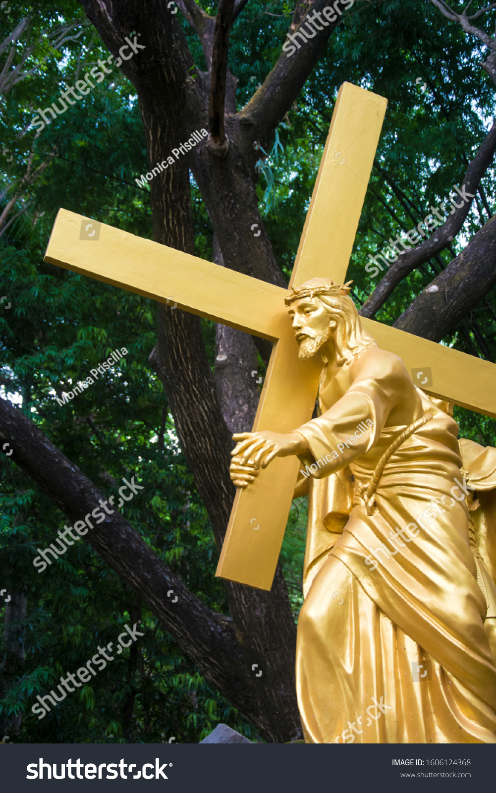 Statue Jesus Christ Carried Cross Stock Photo Edit Now