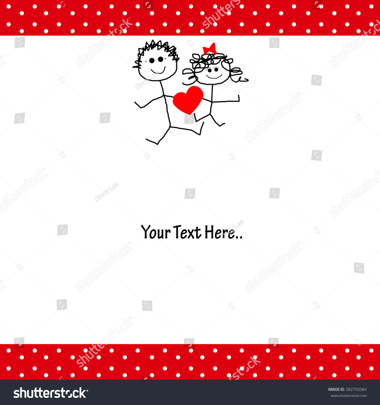 Stick Figure Children Your Text Here Stick Figure Children Your Text Here