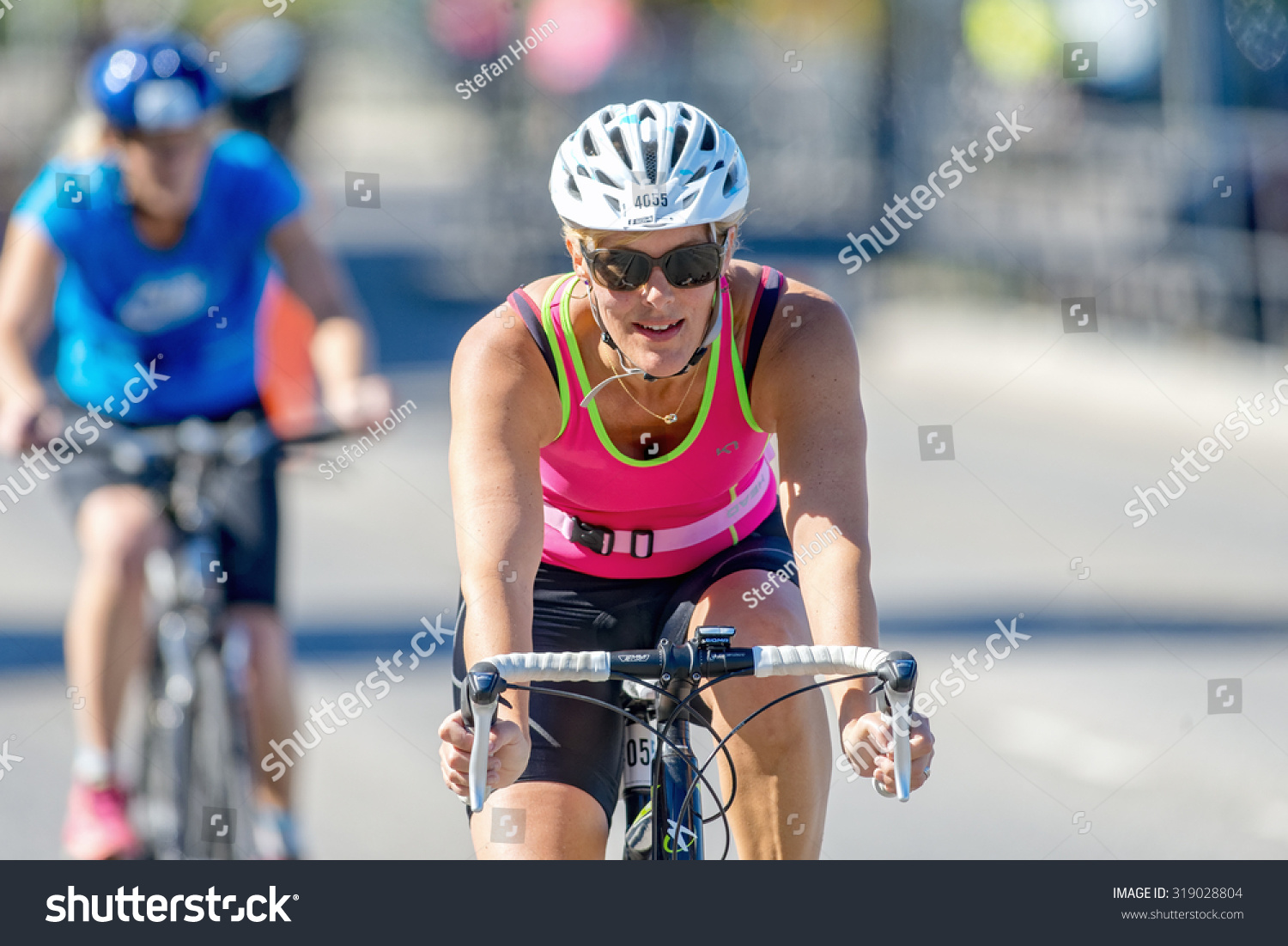 Amateur triathletes