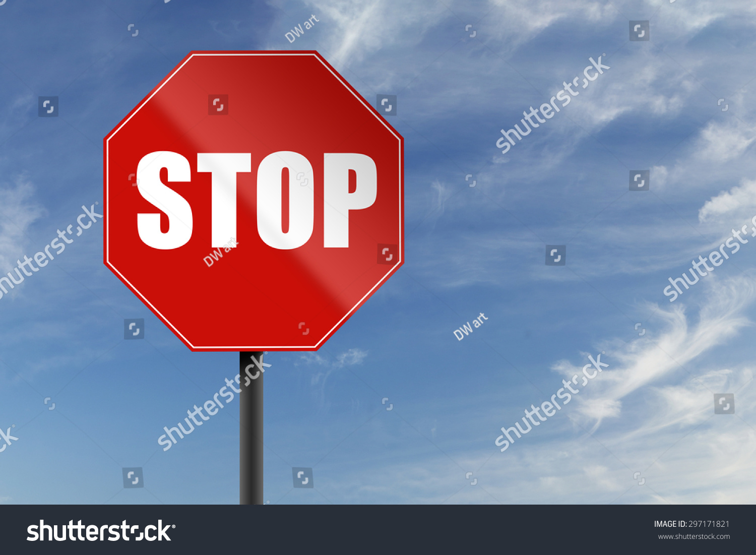 Stop Sign Stock Illustration Shutterstock