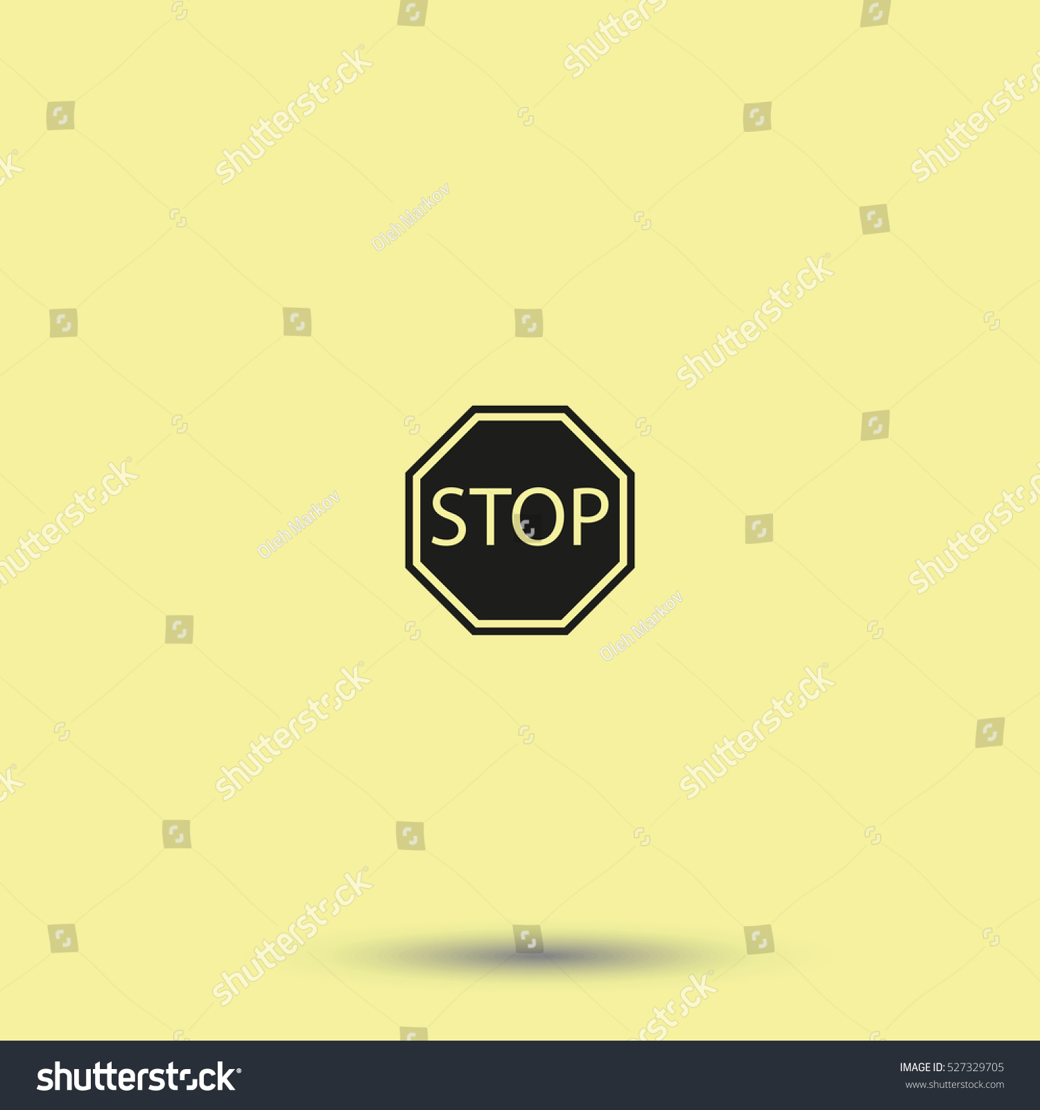 Stop Sign Stock Illustration Shutterstock